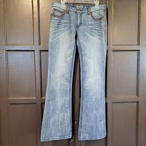 Rock 47 by Wrangler ultra low rise ladies jeans